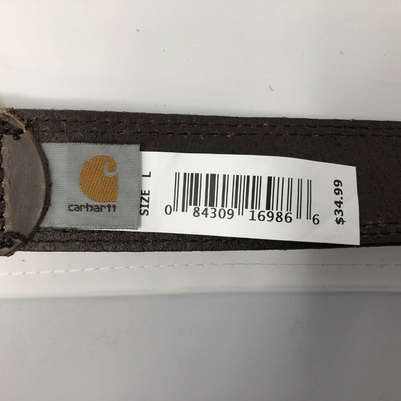 Carhartt Trolley Plaque Leather Belt - Picture 7 of 7